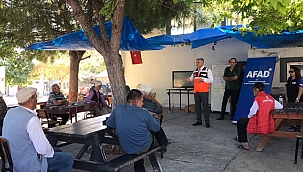 AFAD KÖYLERDE EĞİTİM VERİYOR