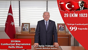 BAŞKAN YILMAZ'IN 29 EKİM CUMHURİYET BAYRAMI MESAJI