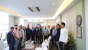 TERÖRLE MÜCADELE VE VAZİFE KAHRAMANLARI VALİ AKTAŞ'I ZİYARET ETTİ