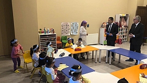 VALİ AKTAŞ, 18 MART HATİME ANA ULU CAMİİ KUR'AN KURSUNU ZİYARET ETTİ