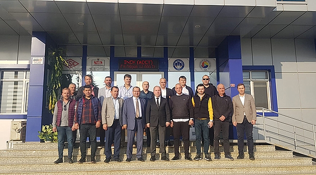 BİGA TSO'DAN BİGA TİCARET BORSASI'NA "HAYIRLI OLSUN" ZİYARETİ