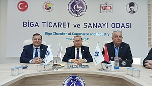 CHP HEYETİNDEN BİGA TSO'YA HAYIRLI OLSUN ZİYARETİ