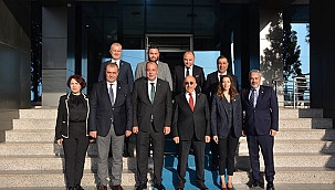 ÇTSO YÖNETİM KURULU ÇOMÜ REKTÖRLÜĞÜNÜ ZİYARET ETTİ