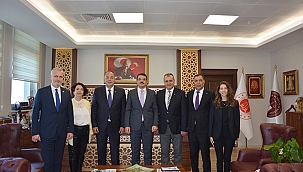 ÇTSO YÖNETİM KURULU CUMHURİYET BAŞSAVCISINI ZİYARET ETTİ