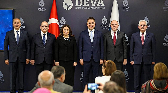 DEVA PARTİSİ'NE SİYASET, İŞ DÜNYASI, YARGI VE BÜROKRASİDEN KATILIMLAR