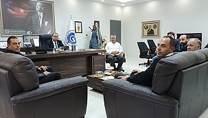 İLÇE EMNİYET MÜDÜRÜNDEN BİGA TSO'YA HAYIRLI OLSUN ZİYARETİ