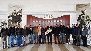 21 NO'LU MESLEK GRUBU ÜYELERİ ÇTSO YÖNETİM KURULU İLE BİR ARAYA GELDİ