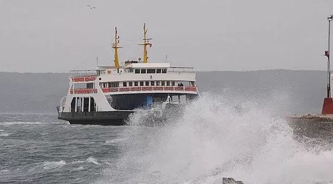 ADALARA ULAŞIM KAPANDI!