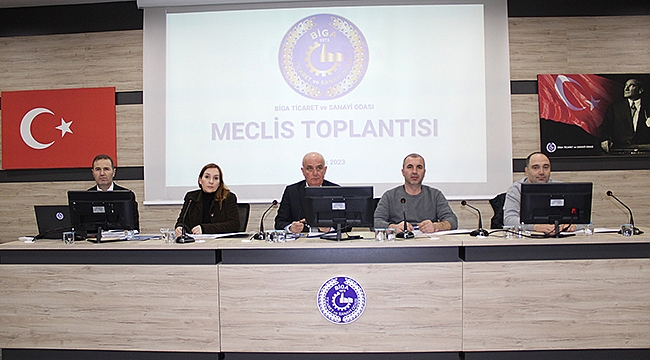 BİGA TSO, 2023 YILININ İLK MECLİS TOPLANTISINI YAPTI