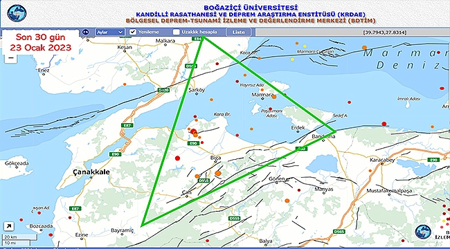 "ÇANAKKALE'DE ŞEYTAN ÜÇGENİ"