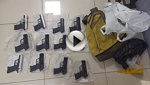 ÇOK SAYIDA KAÇAK SİLAH ELE GEÇİRİLDİ!