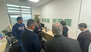 VALİ AKTAŞ, TEKNOPARK'I ZİYARET ETTİ