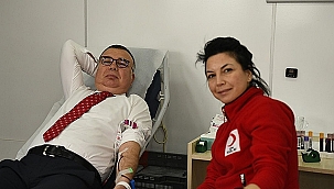 BAŞKAN ARSLAN'DAN KAN BAĞIŞI