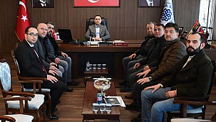 BİGA TSO 3.MESLEK KOMİTESİ'NDEN BELEDİYE BAŞKANI'NA ZİYARET