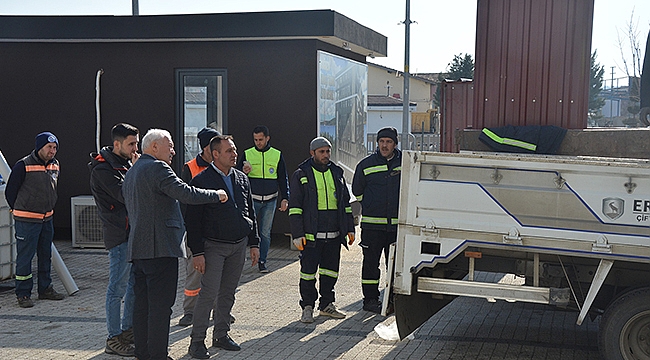 "DEPREM BÖLGESİNE 13. ARACIMIZI UĞURLADIK" 