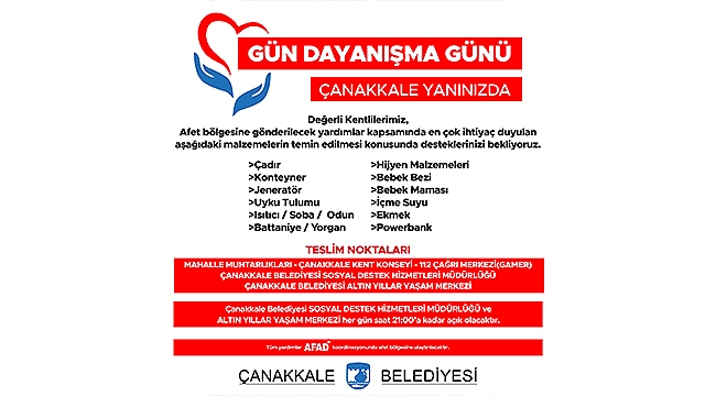 GÜN DAYANIŞMA GÜNÜ