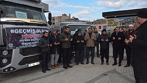 LAPSEKİ BELEDİYESİ 8. ARACINI UĞURLADI