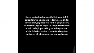 "TÜM GÜCÜMÜZLE SAHADAYIZ!"