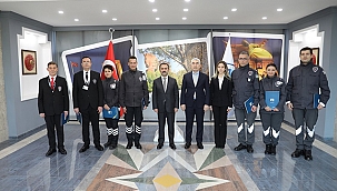 VALİ AKTAŞ, ÖZEL GÜVENLİK GÖREVLİLERİNE BAŞARI BELGESİ VERDİ