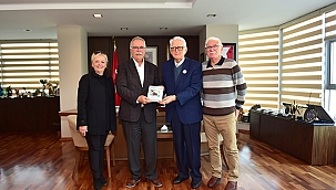 BAŞKAN GÖKHAN KONUKLARINI AĞIRLADI