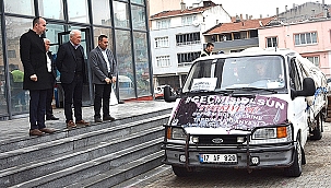 DEPREM BÖLGESİNE 14.ARAÇ UĞURLANDI