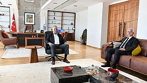 GÜNEŞHAN'DAN BAŞKAN GÖKHAN'A ZİYARET