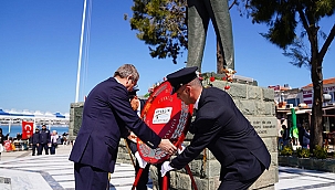 ATATÜRK'ÜN AYVALIK'A GELİŞİNİN 89'UNCU YIL DÖNÜMÜ KUTLANDI