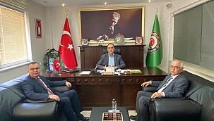 BAŞKAN ARSLAN'DAN BAŞKAN ÜNVER'E ZİYARET