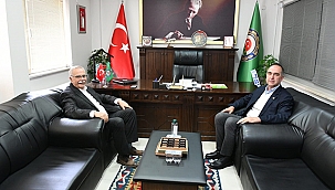 BAŞKAN GÖKHAN'DAN ZİRAAT ODASI BAŞKANI ÜNVER'E ZİYARET