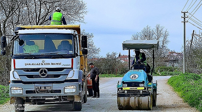 BİGA'DA BAKIM ONARIM SEZONU BAŞLADI