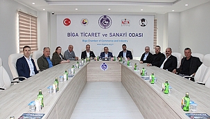 MHP MİLLETVEKİLİ ADAYINDAN BİGA TSO'YA ZİYARET