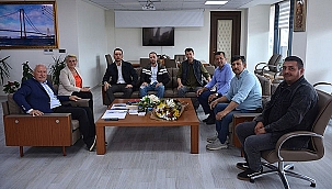  BAŞKAN YILMAZ'A ZİYARET