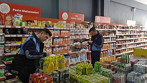 LAPSEKİ'DE FİYAT VE ETİKET DENETİMLERİ YAPILDI