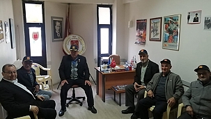ŞADAN DOĞAN'DAN GAZİLER DERNEĞİNE ZİYARET