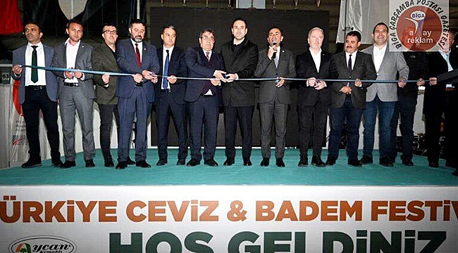 TÜRKİYE CEVİZ VE BADEM FESTİVALİ KAPILARINI AÇTI