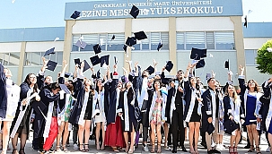 EZİNE MESLEK YÜKSEKOKULU MEZUNİYET TÖRENİ GERÇEKLEŞTİRİLDİ