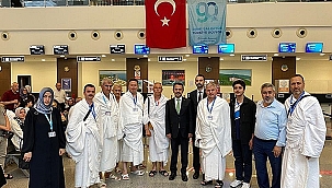 HACI ADAYLARI UĞURLANDI