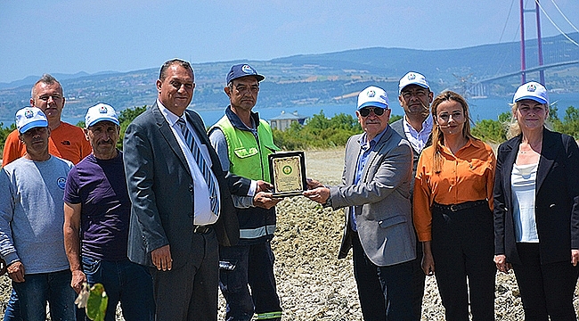 LAPSEKİ BELEDİYESİ B TİPİ MESİRE ALANI'NDA AĞAÇLANDIRMA ÇALIŞMASI YAPILDI