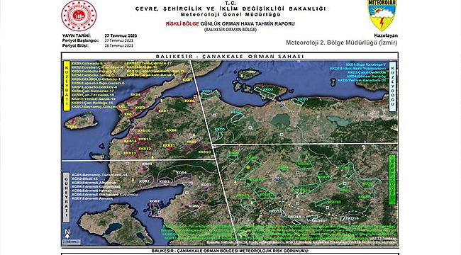 ORMAN YANGINLARINA DİKKAT!