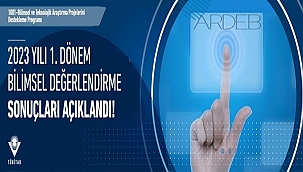 TÜBİTAK-ARDEB 2023 YILI 1. DÖNEM 1001 PROJE BAŞVURULARINDA ÇOMÜ BAŞARISI