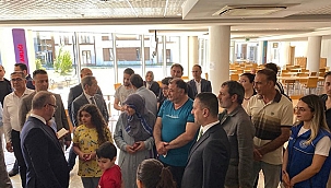 VALİ AKTAŞ DEPREMZEDE VATANDAŞLARLA BİR ARAYA GELDİ