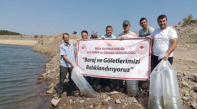 30 BİN BALIK SU KAYNAKLARINA KAZANDIRILDI