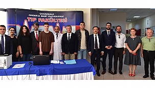 ÇOMÜ TIP FAKÜLTESİNDE İLK KAYIT TÖRENİ GERÇEKLEŞTİRİLDİ
