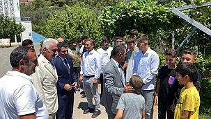 VALİ AKTAŞ, YATILI KUR'AN KURSUNU ZİYARET ETTİ