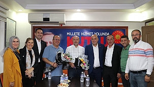 AK PARTİ ÇAN İLÇE BAŞKANLIĞI'NDA DEVİR TESLİM DÖNEMİ