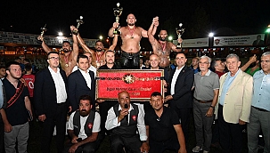 BİGA'NIN BAŞPEHLİVANI ERTUĞRUL DAĞDEVİREN OLDU