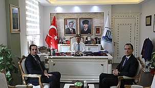 CUMHURBAŞKANLIĞI İLETİŞİM BAŞKANLIĞI'NDAN VALİ AKTAŞ'A ZİYARET