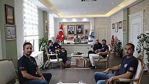 GEA ARAMA KURTARMA EKİBİNDEN VALİ AKTAŞ'A ZİYARET