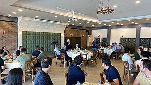 VALİ AKTAŞ, KAYMAKAM ADAYLARINI AĞIRLADI