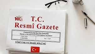 YÖNETMELİK RESMİ GAZETE'DE YAYINLANDI